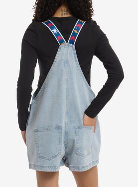 Disney Mickey Mouse Pluto Denim Shortalls, , hi-res